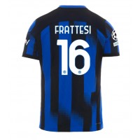 Pánský Fotbalový dres Inter Milan Davide Frattesi #16 2023-24 Domácí Krátký Rukáv